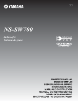 Yamaha NS-SW700 Piano White Benutzerhandbuch
