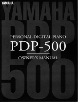 Yamaha PDP-500 Bedienungsanleitung