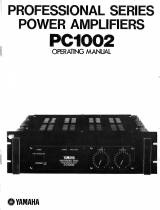 Yamaha PC1002 Bedienungsanleitung