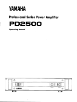 Yamaha PD2500 Bedienungsanleitung