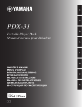 Yamaha PDX-31 Bedienungsanleitung