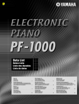 Yamaha PF-1000 Datenblatt