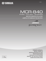 Yamaha PianoCraft MCR-840 Bedienungsanleitung