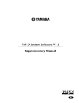 Yamaha PM1D Benutzerhandbuch