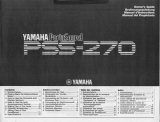 Yamaha PSS-270 Bedienungsanleitung