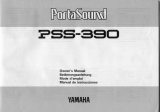 Yamaha PortaSound PSS-390 Bedienungsanleitung
