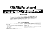 Yamaha PortaSound PSS-190 Bedienungsanleitung