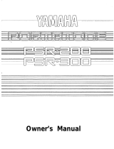 Yamaha PSR 200 Bedienungsanleitung