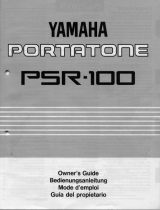 Yamaha Portatone PSR-100 Bedienungsanleitung