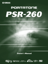 Yamaha Portatone PSR-160 Benutzerhandbuch