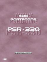 Yamaha PortaTone PSR-330 Bedienungsanleitung