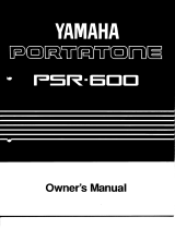 Yamaha PSR-600 Bedienungsanleitung