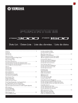 Yamaha PSR-3500 Datenblatt