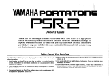 Yamaha PSR-2 Bedienungsanleitung