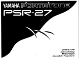 Yamaha PSR-27 Bedienungsanleitung