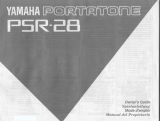Yamaha PSR-28 Bedienungsanleitung