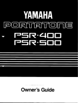 Yamaha PSR-500 Bedienungsanleitung