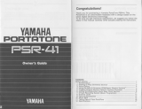 Yamaha PSR-41 Bedienungsanleitung