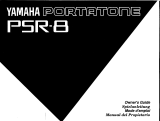 Yamaha Portatone PSR-8 Bedienungsanleitung