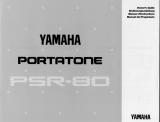 Yamaha Portatone PSR-80 Benutzerhandbuch