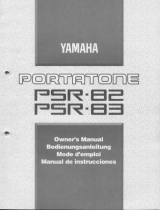 Yamaha PSR-83 Bedienungsanleitung
