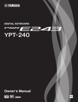 Yamaha PSR-E243 - YPT240 Bedienungsanleitung