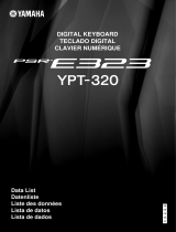Yamaha PSR-E323 Datenblatt
