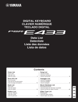 Yamaha PSR-E433 Datenblatt