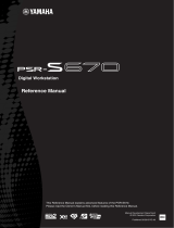Yamaha PSR-S670 Benutzerhandbuch