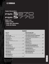 Yamaha PSR-S970 Datenblatt