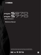 Yamaha PSR-S770 Benutzerhandbuch
