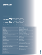 Yamaha PSR-S900 Datenblatt