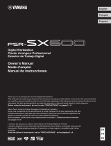 Yamaha PSR-SX600 Bedienungsanleitung