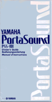 Yamaha PSS-401 Bedienungsanleitung