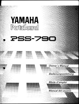 Yamaha PSS-790 Bedienungsanleitung