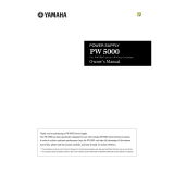 Yamaha PW5000 Benutzerhandbuch