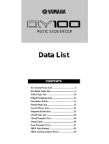 Yamaha QY100 Datenblatt