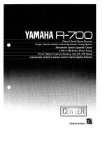 Yamaha R-700 Bedienungsanleitung