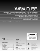 Yamaha R-85 Benutzerhandbuch