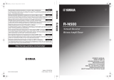 Yamaha R-N500 Black Benutzerhandbuch