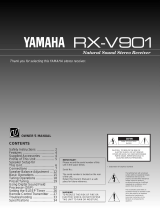 Yamaha RX-V901 Benutzerhandbuch