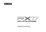 Yamaha RX17 Bedienungsanleitung