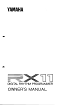Yamaha RX11 Bedienungsanleitung
