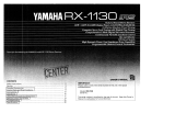 Yamaha RX-1130 Bedienungsanleitung