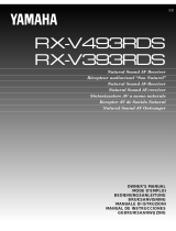 Yamaha RX-V493RDS Benutzerhandbuch