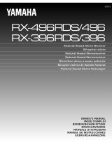 Yamaha RX 396 Benutzerhandbuch