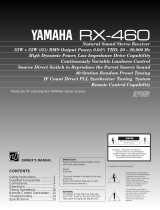 Yamaha RX-460 Benutzerhandbuch