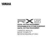Yamaha RX5 Bedienungsanleitung