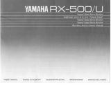 Yamaha RX-500 Benutzerhandbuch