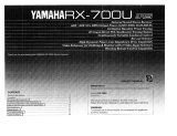 Yamaha RX-700U Bedienungsanleitung